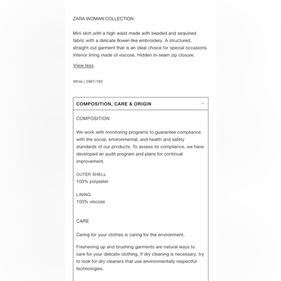 SEQUIN MINI SKIRT ZW COLLECTION - Picture 7 of 7